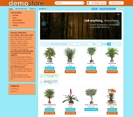 View a demo of the auburn Template Package