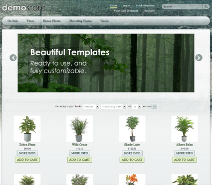 View a demo of the wendling Template Package